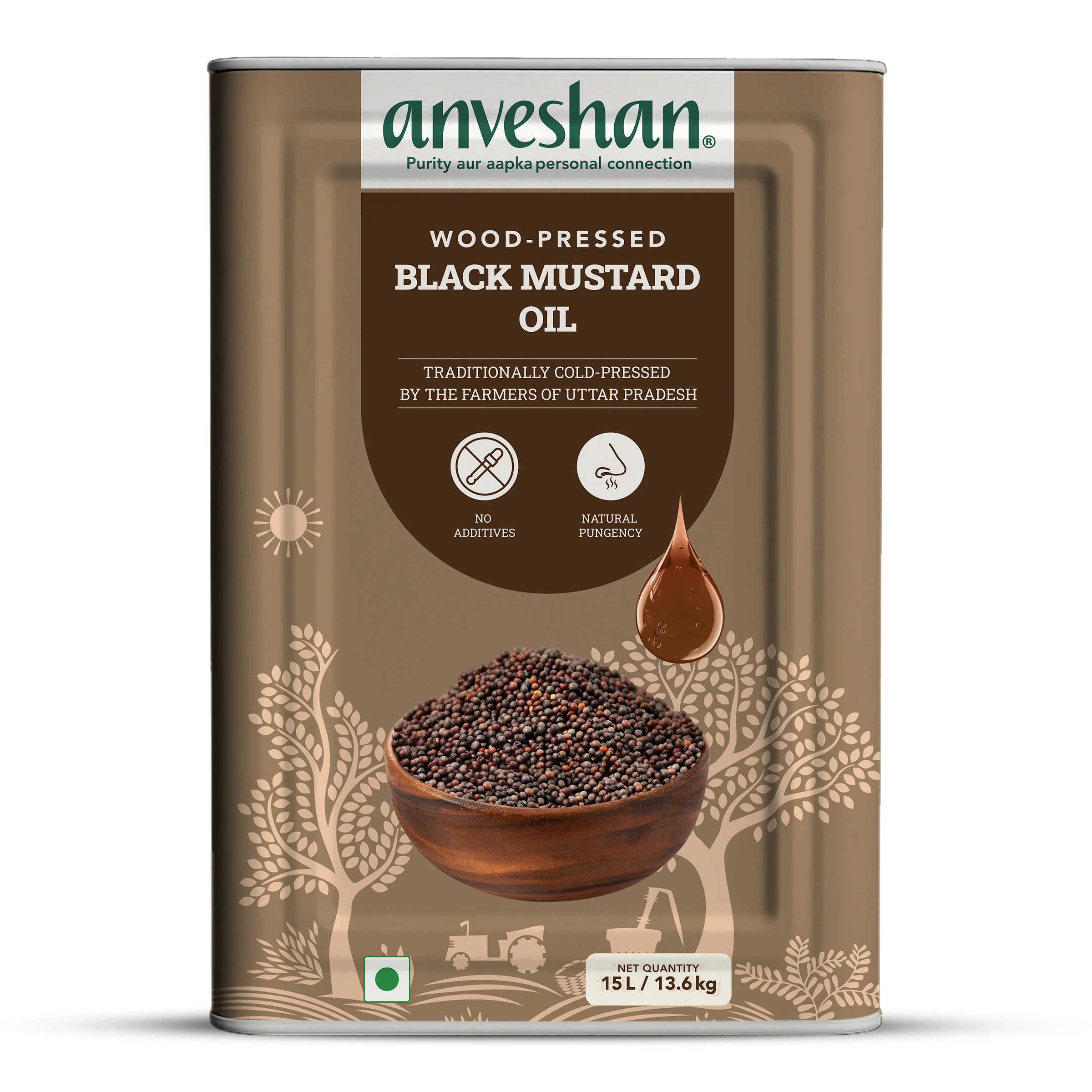 Wood-Pressed Black Mustard Oil - Image 13